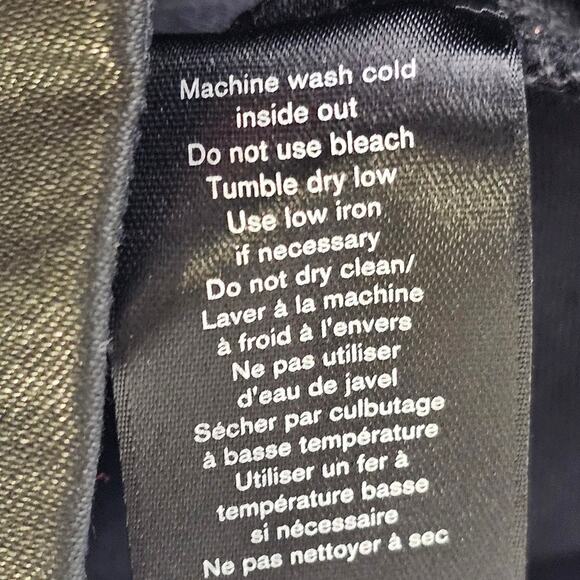 rag & bone Vegan Leather Pants Size XS Pull On Edgy Classic Zip Ankle Timeless - Picture 7 of 8